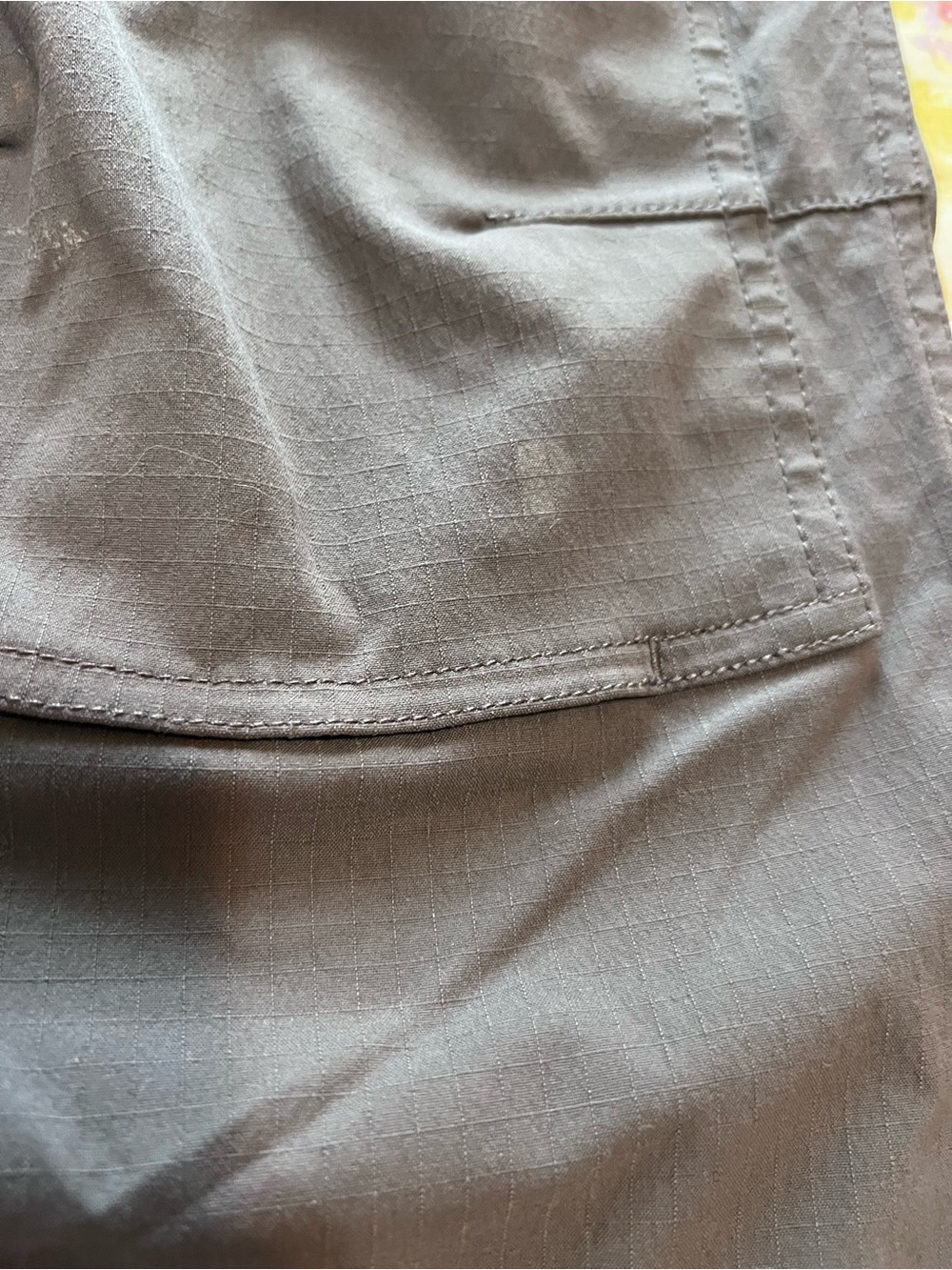 Duluth Trading Co Heirloom Gardening Overalls Dark Grey Charcoal Medium x 29 - Picture 10 of 11